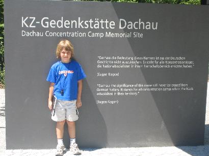 Klaus at Dachau
